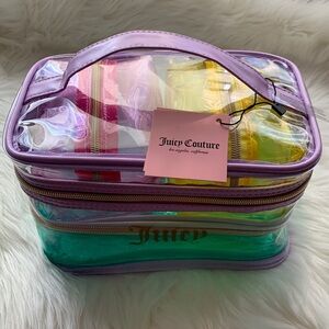 BNWT Juicy Couture MAKE UP /  PVC Vanity Case🌺✨